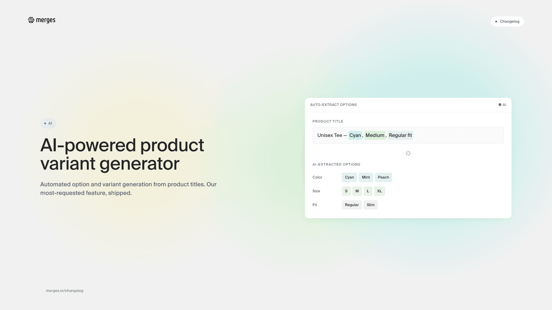 AI-powered product variant generator