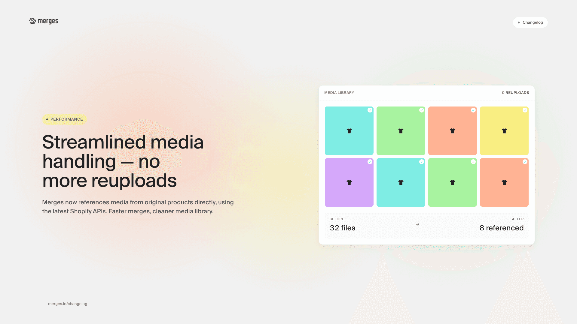 Streamlined media handling: no more reuploads